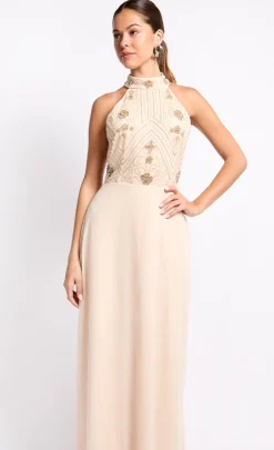 Little Mistress Dresses | Race Day Edit<Embellished High Neck Maxi Dress