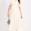 Little Mistress Dresses | Race Day Edit<Keyhole Midaxi Dress With Linen