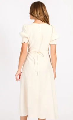 Little Mistress Dresses | Race Day Edit<Keyhole Midaxi Dress With Linen