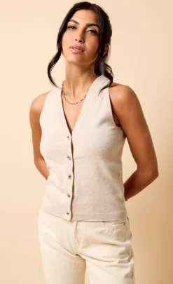 Little Mistress Knitwear | Summer / Holiday<Knit Vest Top by Vicky Pattison