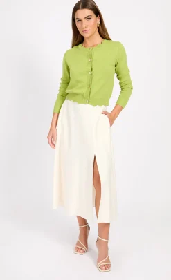 Little Mistress Skirts | Summer / Holiday<Midaxi Skirt With Linen