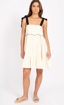 Little Mistress Dresses | Race Day Edit<Mini Dress With Linen