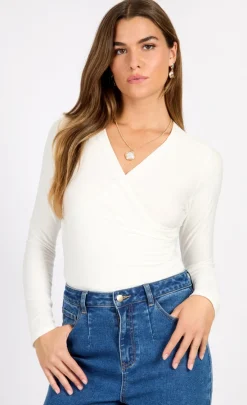 Little Mistress Tops<Mock Wrap Top