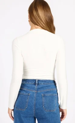 Little Mistress Tops<Mock Wrap Top