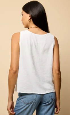 Little Mistress Summer / Holiday | Tops<Satin Lace Trim Top