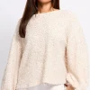 Little Mistress Tops<Cream Sequin Fringe Top