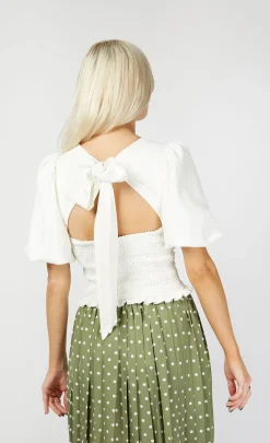 Little Mistress Tops<Tie Back Crop Top