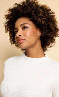 Little Mistress Co-Ords | Tops<Ecru Ribbed Top