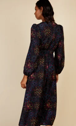 Little Mistress Dresses | Midi Dresses<Firework Print Midaxi Dress