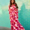 Little Mistress Dresses | Race Day Edit<Floral Maxi Shirt Dress by Vicky Pattison