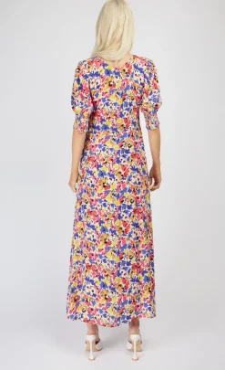 Little Mistress Race Day Edit | Summer / Holiday<Floral Print Button Detail Midi Dress