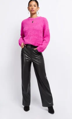 Little Mistress Knitwear<Fuchsia Knit Jumper