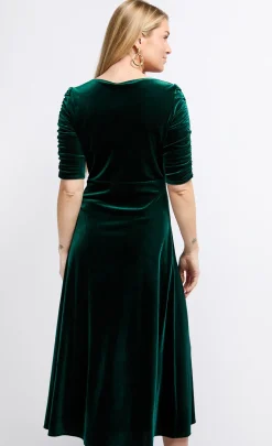 Little Mistress Dresses | Midi Dresses<Velvet Keyhole Midaxi Dress