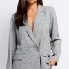 Little Mistress Blazers | Co-Ords<Grey and Black Diamanté Blazer