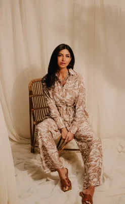 Little Mistress Co-Ords | Summer / Holiday<Leaf Print Shirt