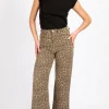 Little Mistress Trousers<Leopard Print Denim Jeans