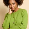 Little Mistress Knitwear<Lime Knitted Cardigan
