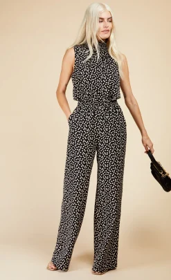 Little Mistress Co-Ords<Mono Spot Shirred Neck Top