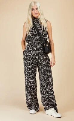 Little Mistress Co-Ords<Mono Spot Shirred Neck Top