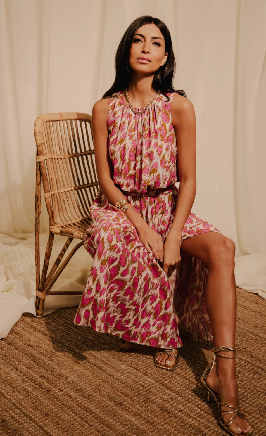 Little Mistress Co-Ords | Summer / Holiday<Print High Neck Top