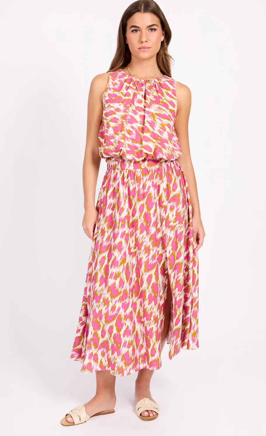 Little Mistress Co-Ords | Summer / Holiday<Print High Neck Top