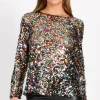 Little Mistress Tops<Sequin Top