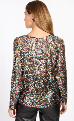 Little Mistress Tops<Sequin Top