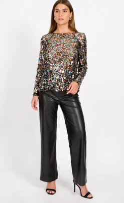 Little Mistress Tops<Sequin Top