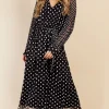 Little Mistress Dresses | Midi Dresses<Spot Midaxi Dress