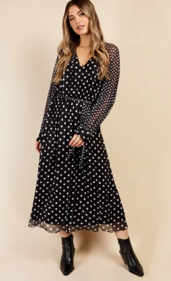 Little Mistress Dresses | Midi Dresses<Spot Midaxi Dress