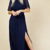 Little Mistress Dresses | Race Day Edit<Angel Sleeve Maxi Dress