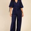 Little Mistress Race Day Edit | Jumpsuits & Playsuits<Button Detail Jumpsuit