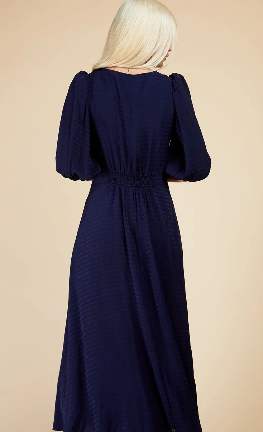 Little Mistress Dresses | Midi Dresses<Check Tie Detail Midaxi Dress