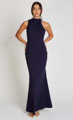 Little Mistress Dresses<Drape High Neck Maxi Dress