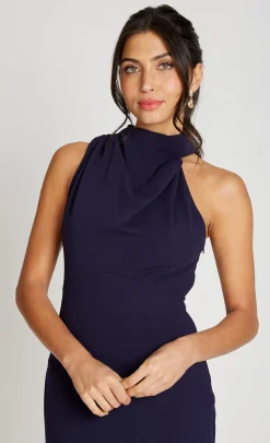 Little Mistress Dresses<Drape High Neck Maxi Dress