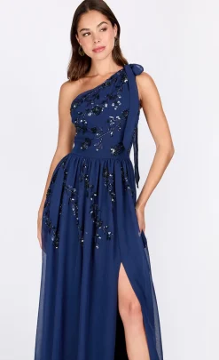 Little Mistress Dresses<Embellished One Shoulder Maxi Dress