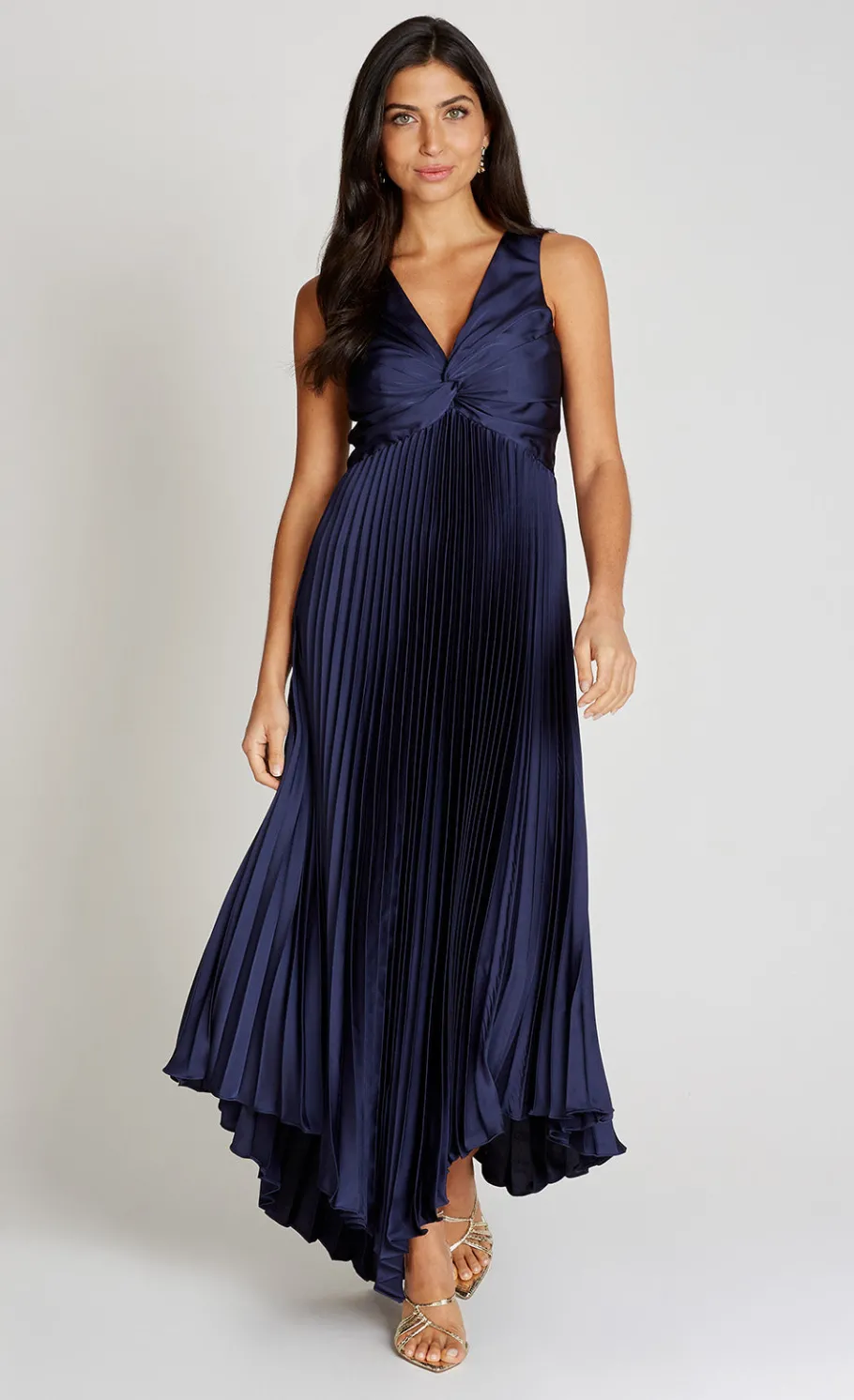 Little Mistress Dresses | Race Day Edit<Satin Pleated Midaxi Dress