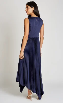 Little Mistress Dresses | Race Day Edit<Satin Pleated Midaxi Dress