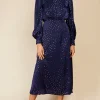 Little Mistress Dresses | Midi Dresses<Spot Foil Print Midaxi Dress