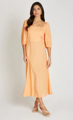 Little Mistress Dresses | Race Day Edit<Midaxi Dress With Linen