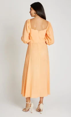 Little Mistress Dresses | Race Day Edit<Midaxi Dress With Linen