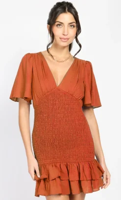 Little Mistress Chloe Lewis Collection | Dresses<Frill Mini Dress by Chloe Lewis