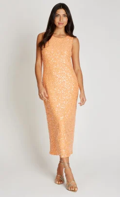 Little Mistress Dresses | Race Day Edit<Sequin Waffle Midaxi Dress