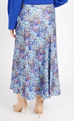 Little Mistress Skirts | Summer / Holiday<Peacock Print Midaxi Skirt