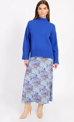 Little Mistress Skirts | Summer / Holiday<Peacock Print Midaxi Skirt