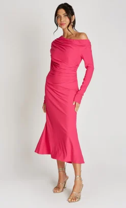 Little Mistress Dresses | Race Day Edit<Asymetric Necklie Midaxi Dress