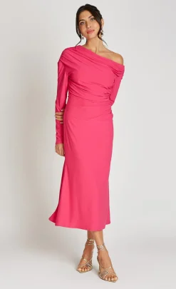 Little Mistress Dresses | Race Day Edit<Asymetric Necklie Midaxi Dress