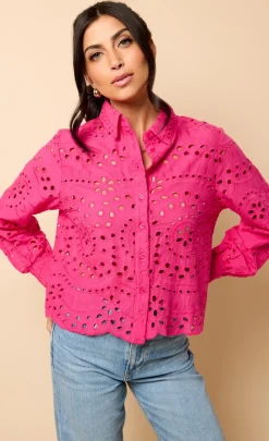 Little Mistress Summer / Holiday | Vicky Pattison Collection<Broderie Shirt by Vicky Pattison