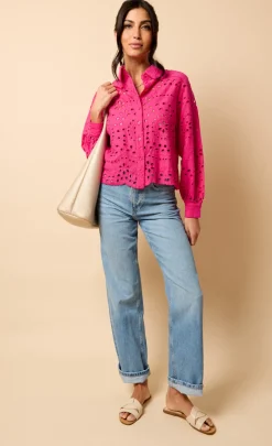 Little Mistress Summer / Holiday | Vicky Pattison Collection<Broderie Shirt by Vicky Pattison