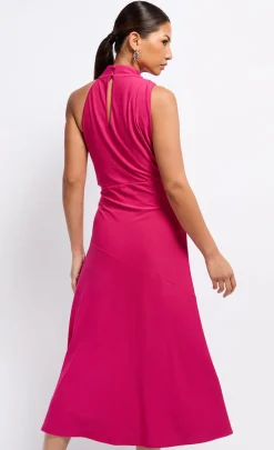 Little Mistress Summer / Holiday | Dresses<Draped Neck Detail Midaxi Dress